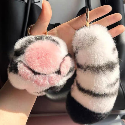 Plüsch-Tier-inspiriertes Schlüsselanhänger-Accessoire Brehn
