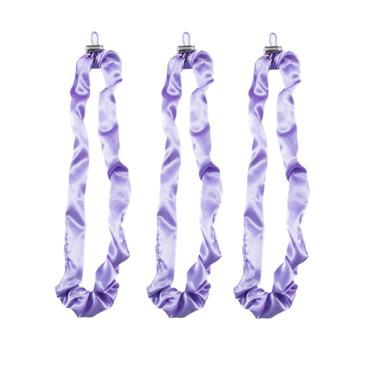 Schlanke Satin-Haaraccessoires