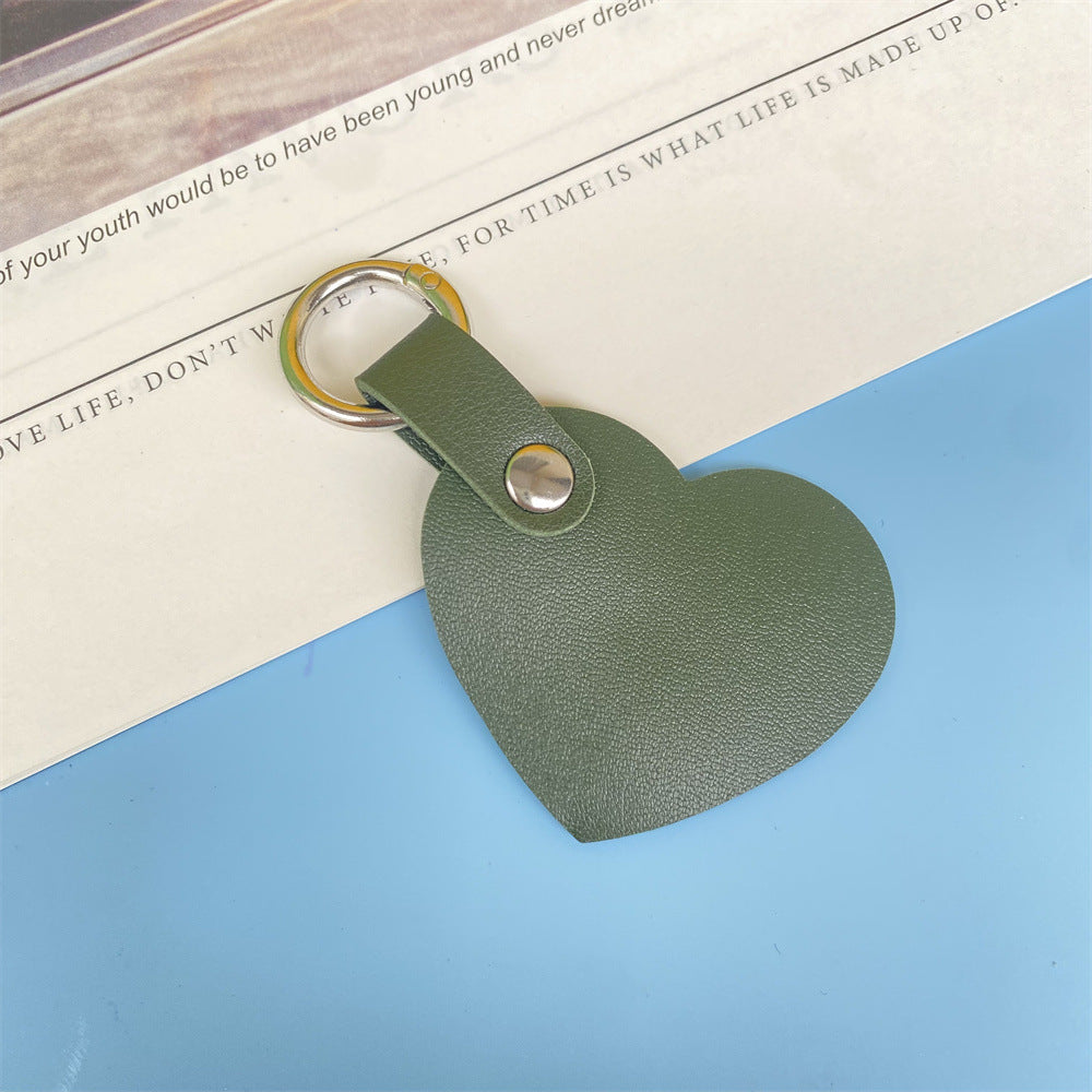 Premium Herzförmiger Leder-Schlüsselanhänger Brehn