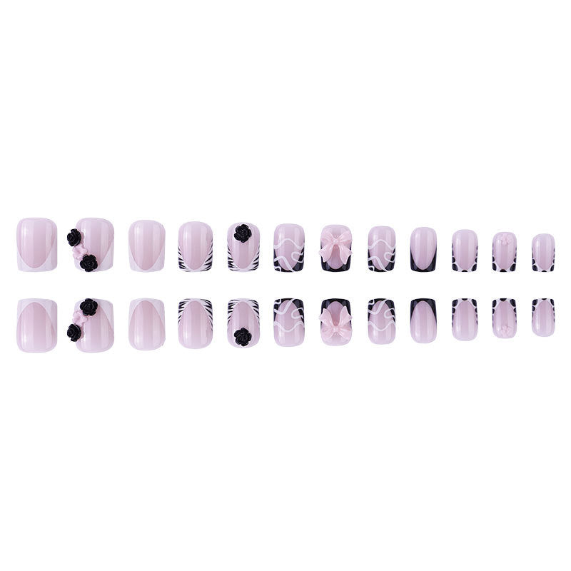 Künstlerische Press-On Nagelkunst