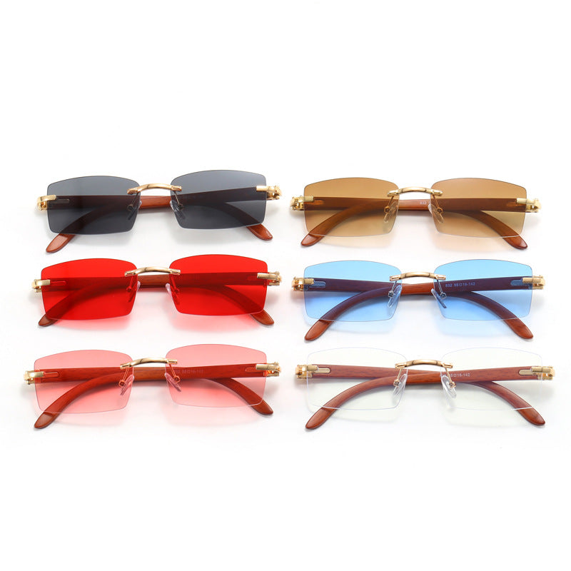 Damen hochwertige Sonnenbrille mit elegantem Holzrahmen Brehn