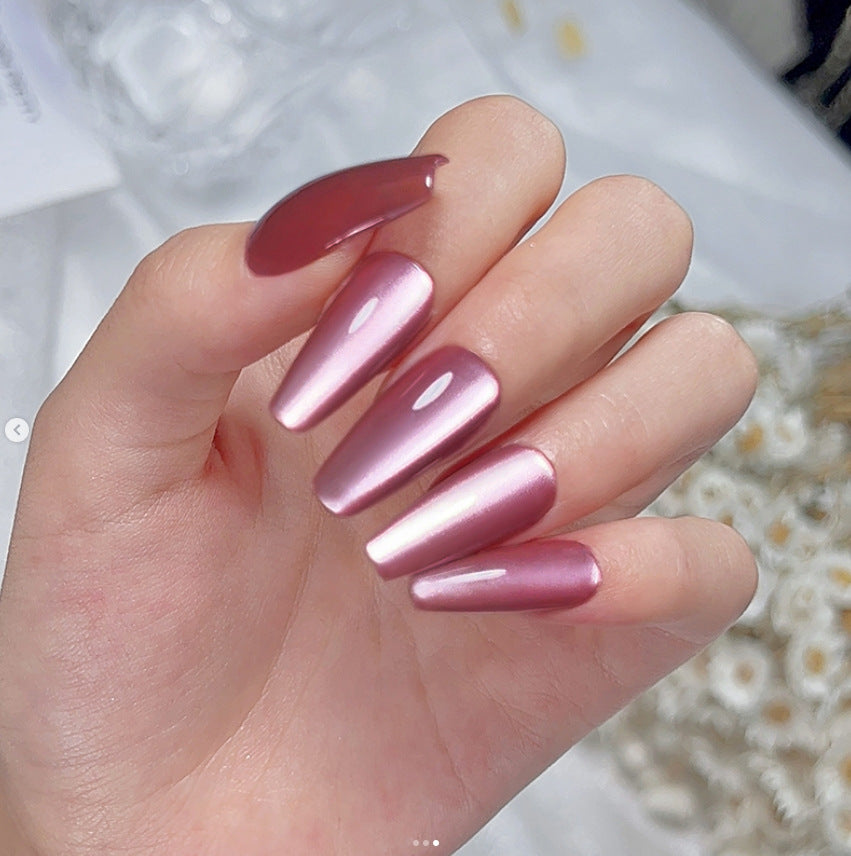Premium Glänzende Press-On Nagelspitzen Set Brehn