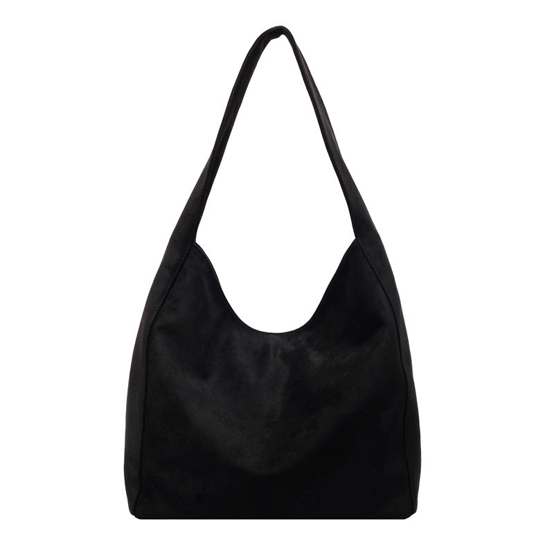 Weiches Wildleder Hobo Tote Bag