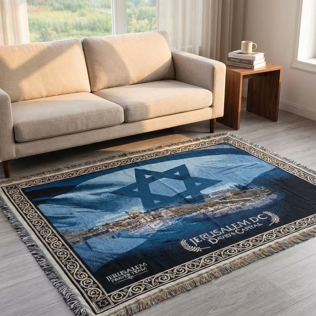 Künstlerischer Davidstern Wandteppich Decke