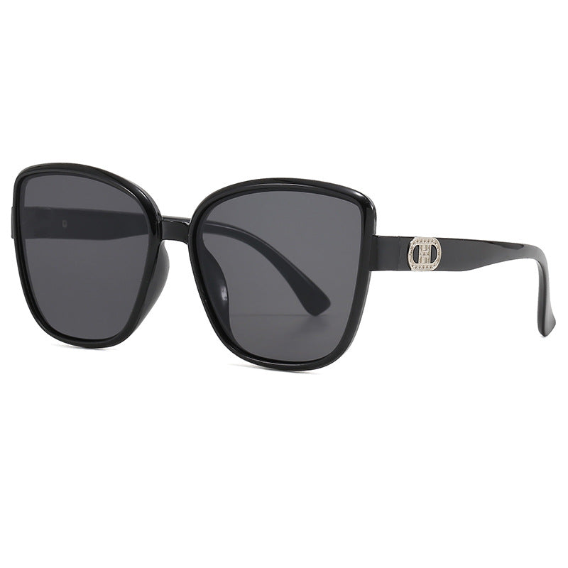 Damen elegante Oversized-Sonnenbrille im modernen Design Brehn