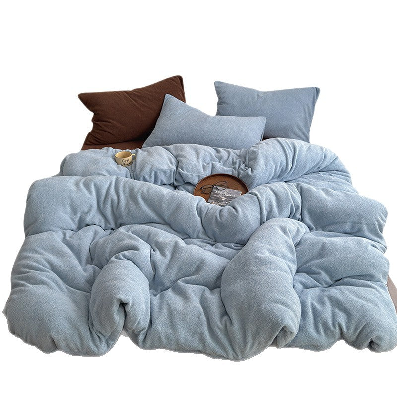 Umkehrbare Plüsch Sherpa Mikrofleece Bettdecke