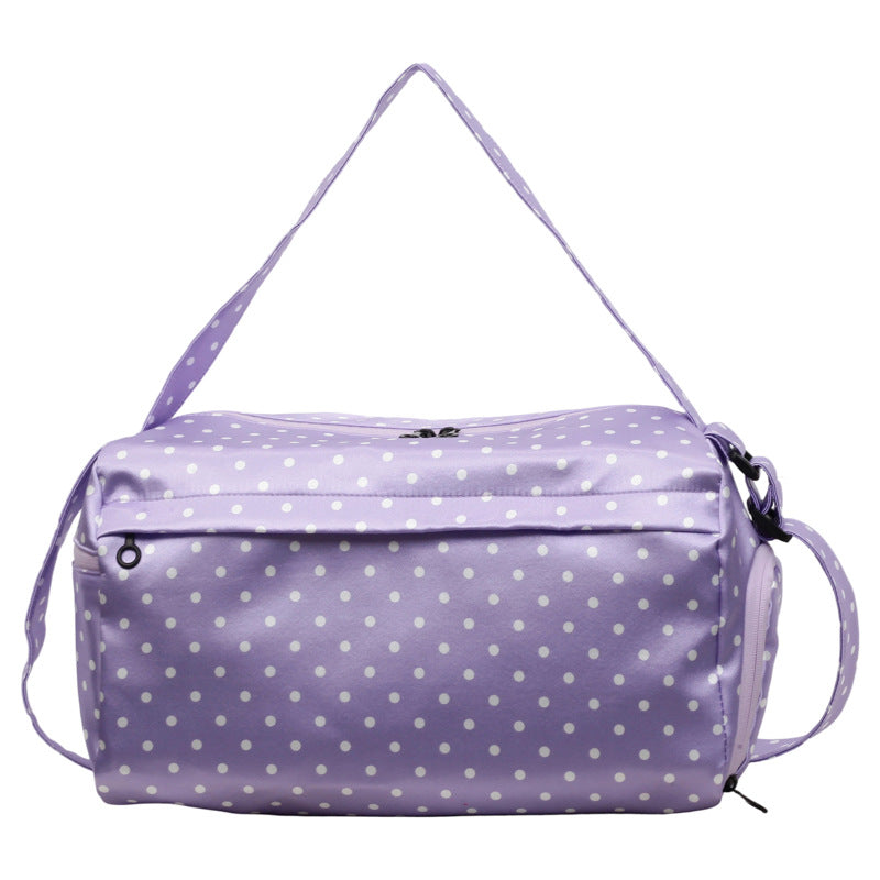 Stylische gepunktete Reisduffelbag Brehn