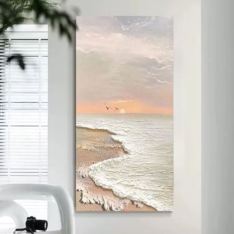 Szenische Ozean Sonnenuntergang Leinwandkunst