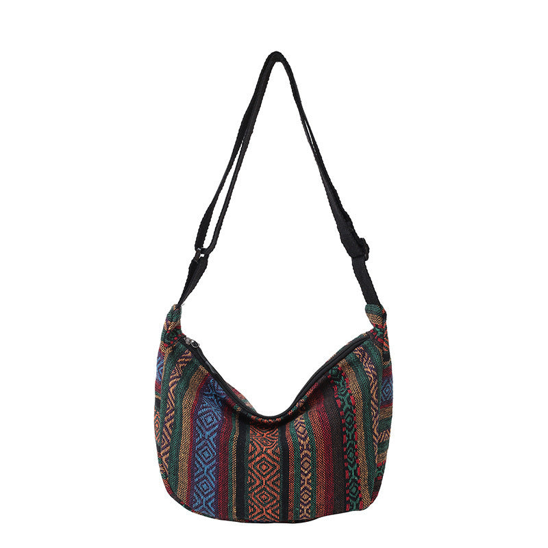 WoBohemian Ethnisches Muster Hobo Tasche Brehn