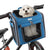 atmungsaktive fahrradmontierte tiertrage mit netzbelüftung, oberen zugang und sicherheitsleine Brehn