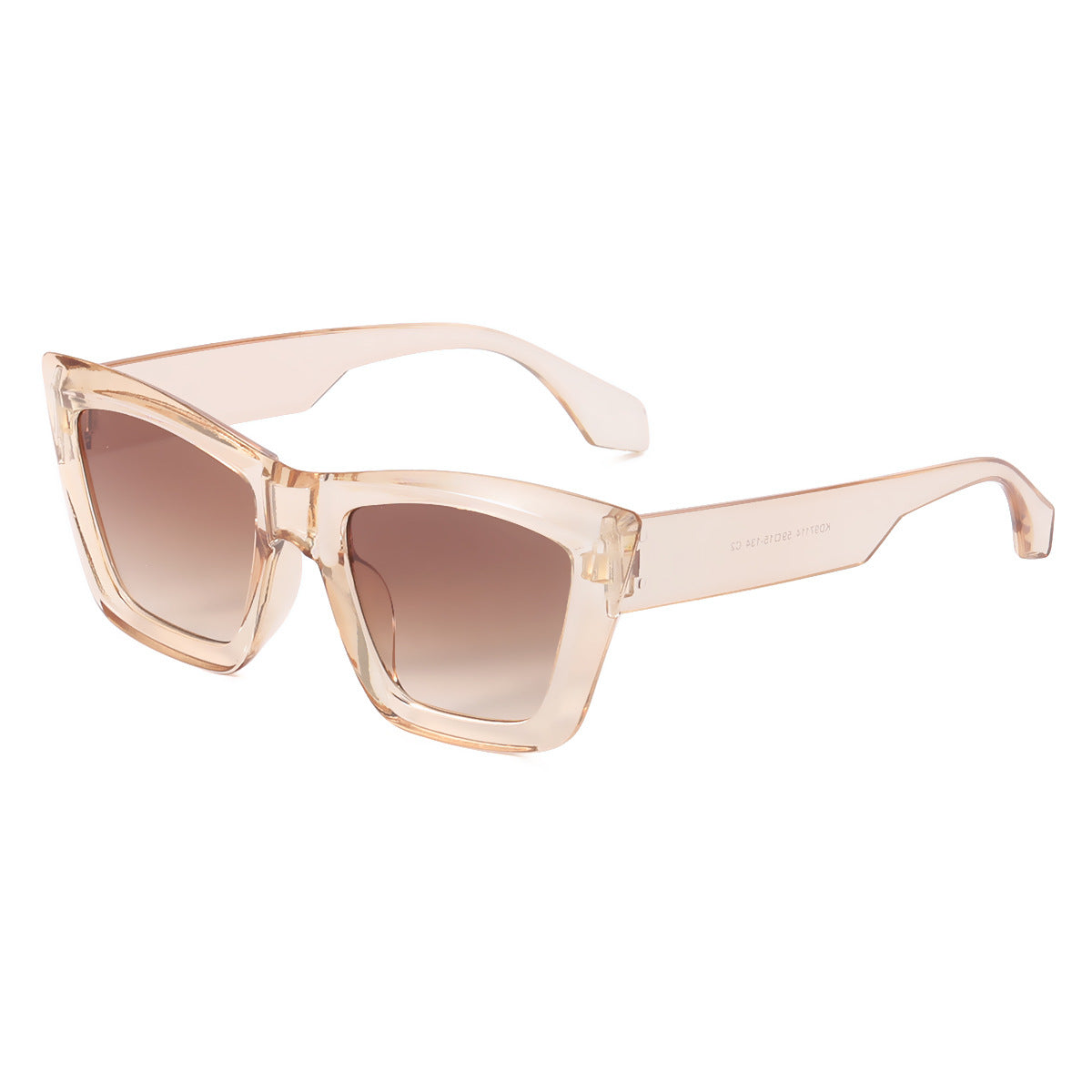 Damen Modische Sonnenbrille mit auffälligem Kantenrahmen und stilvollen Gläsern Brehn