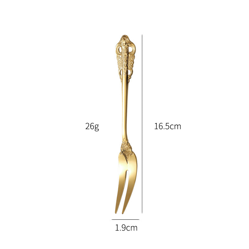 Elegante Fischgabel mit Kunstvollem Griffdesign Brehn