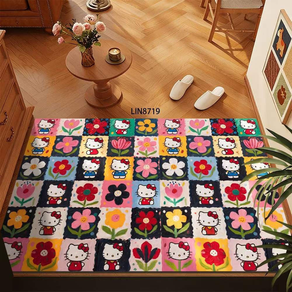 Blumenmuster Dekorative Fußmatte Brehn