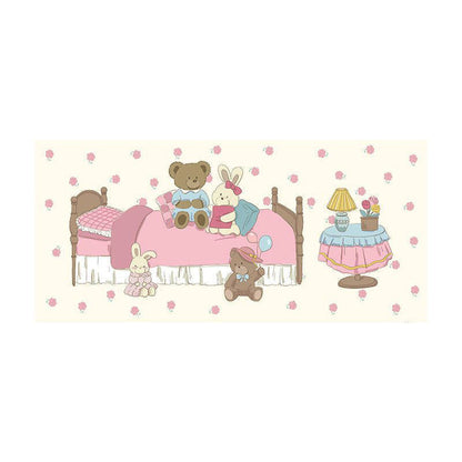 Padded Decorative Cupcake Headboard Cover with Scalloped Frame and Soft Upholstery