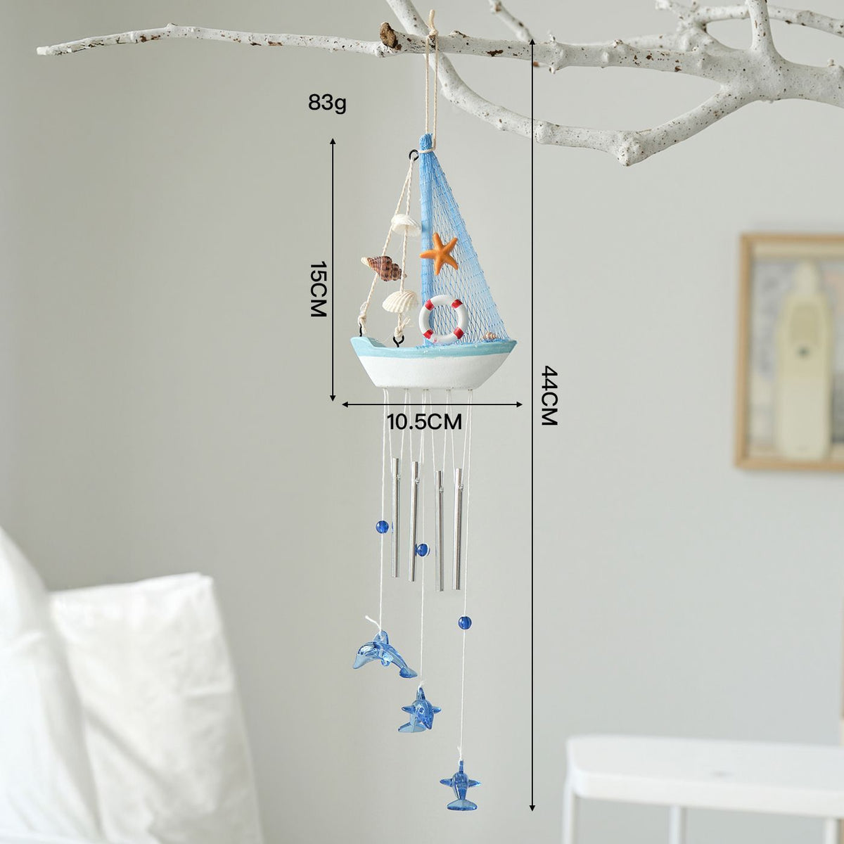 Maritimes Windspiel Deko
