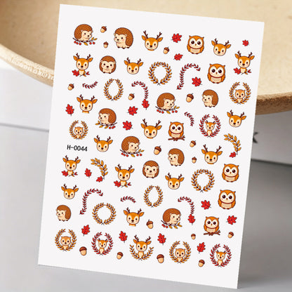 Niedliche Hunde-Themen-Nagelkunst-Sticker