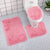 Plüsch Badezimmer Teppich Set