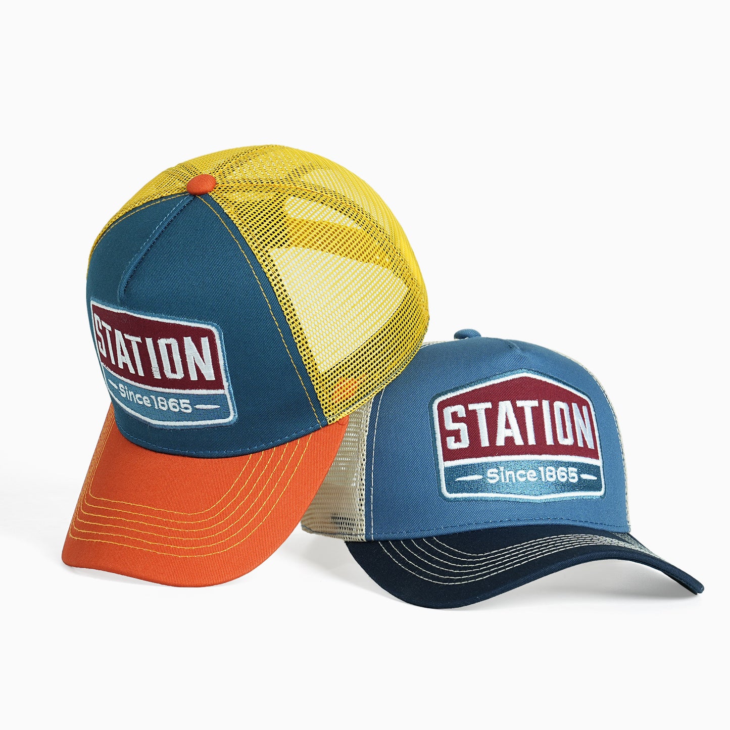 Damen Atmungsaktive Trucker Cap mit Vintage-Design Brehn