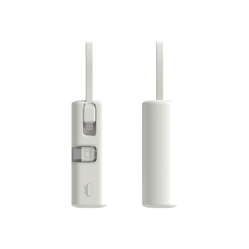 Tragbare Powerbank mit Integriertem Ladekabel und Schnellladefunktion Brehn