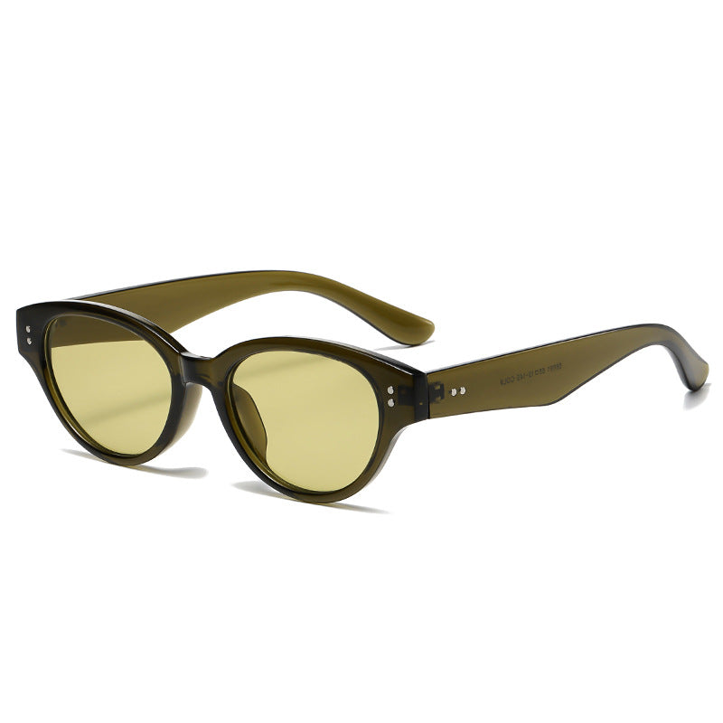 Damen stilvolle Sonnenbrille im trendigen Retro-Stil Brehn