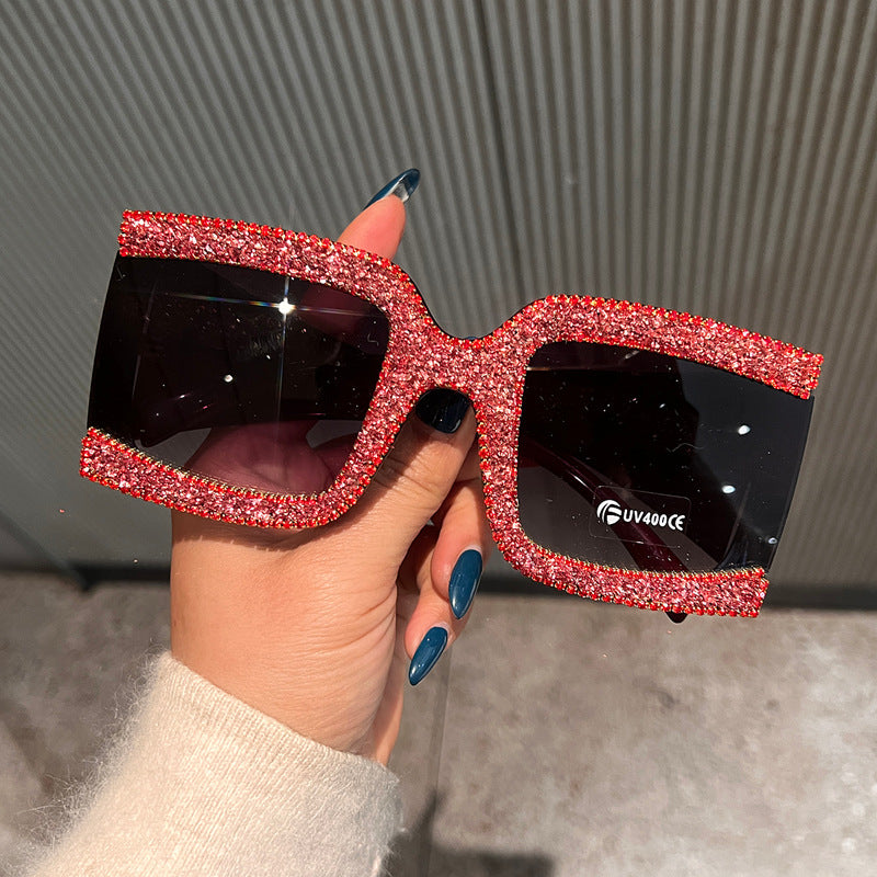 Damen Sonnenbrille mit strassverziertem Rahmen Brehn
