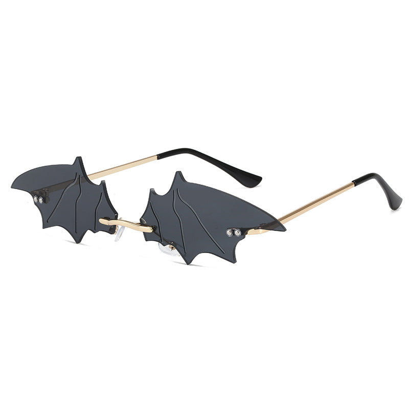 Damen Design-Sonnenbrille im außergewöhnlichen Fledermaus-Stil Brehn