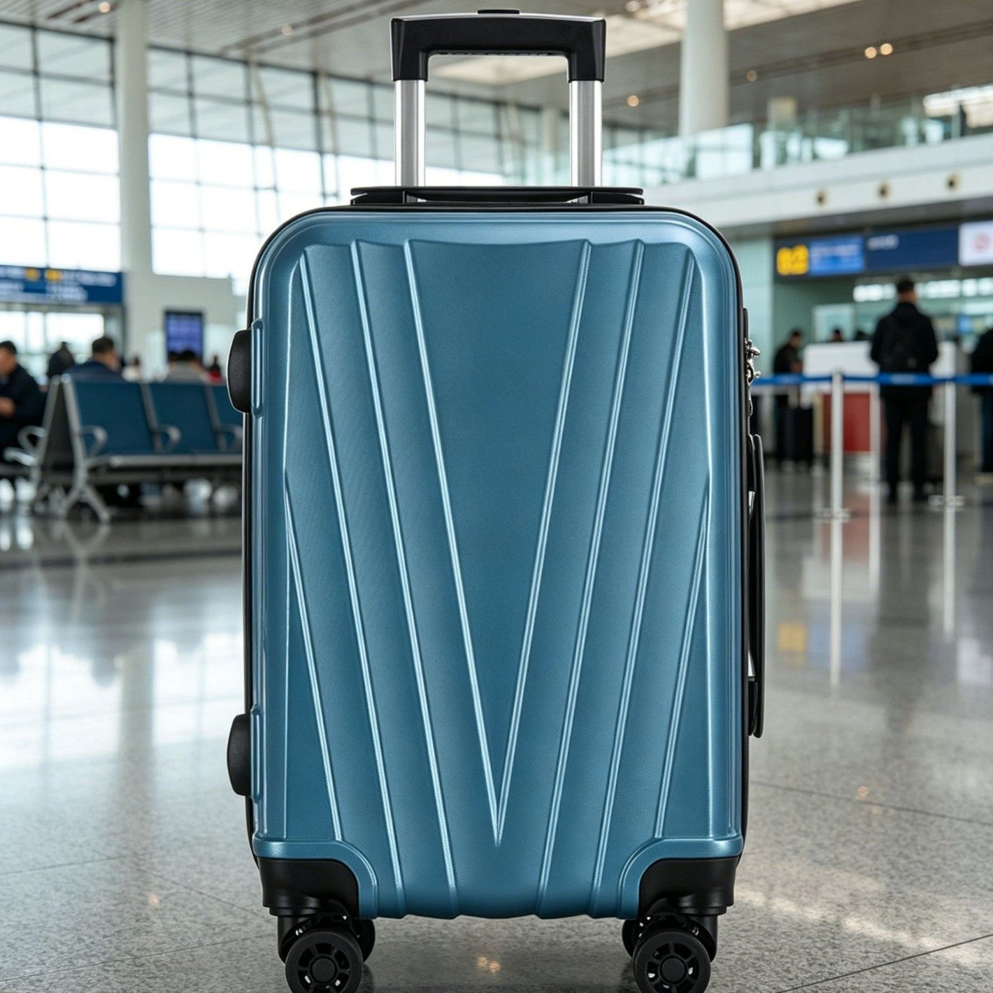 Herren Smart Leicht Hartschale Reisekoffer Brehn