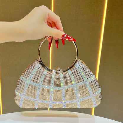 Rhinestone-besetzte Abendhandtasche