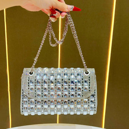 Glamorous Ketten-Verbund Abend-Clutch