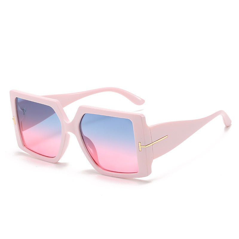 Oversized Geometrische Schild Sonnenbrille Brehn