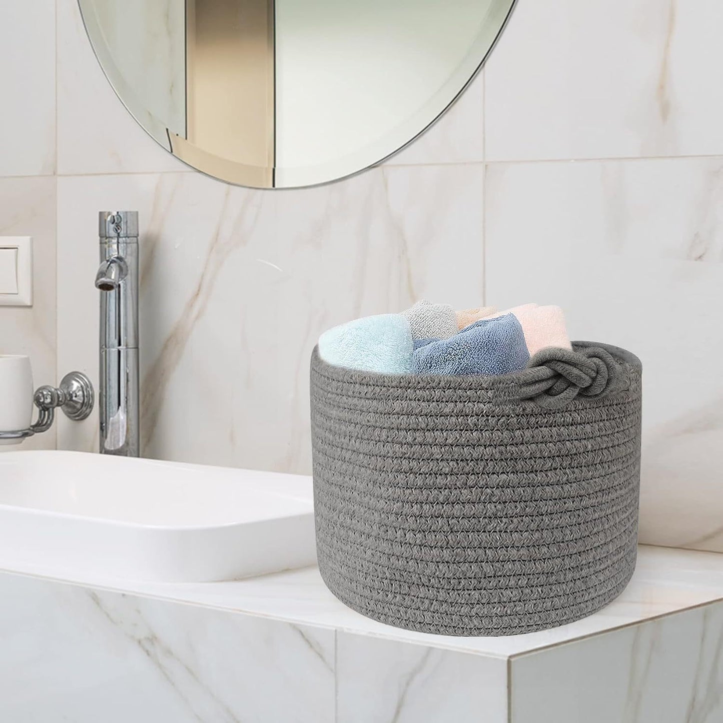 Damen Aufbewahrungskorb mit dekorativem Knotendesign Brehn
