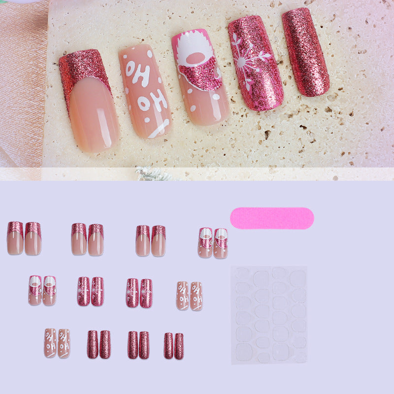 Festliche Themen Press-On Nagelkunst Set Brehn
