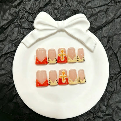 Dekorative Künstler Nagelset zum Aufkleben