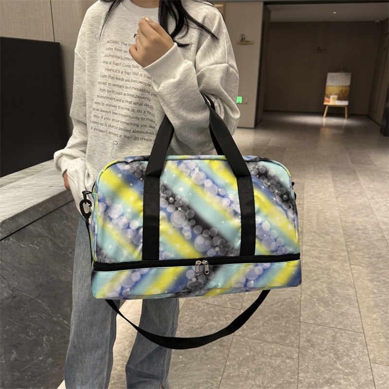 Freizeit-Reisetasche mit Buntem Design und Mehreren Fächern Brehn
