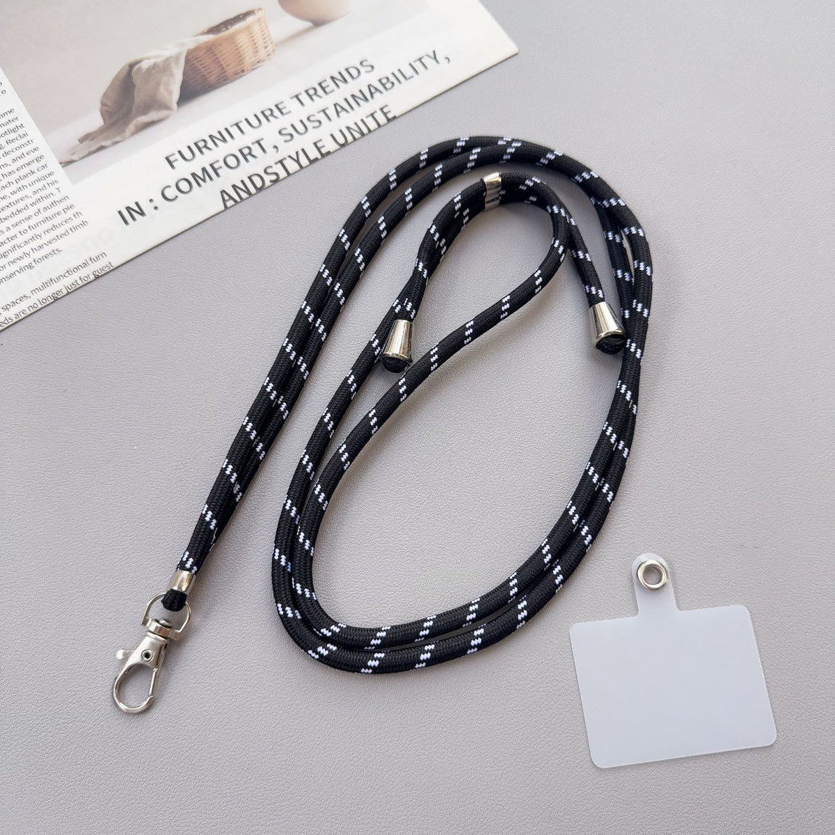 Geflochtenes Band mit Gravurclip Brehn