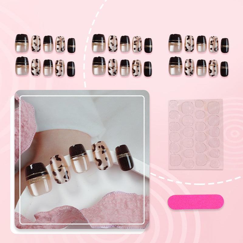 Zeitgenössisches Muster Druck-Nagelkunst-Set Brehn