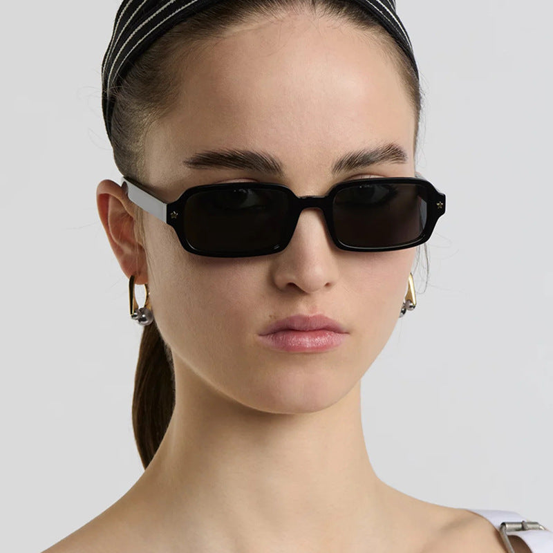 Damen modische Rechtecksonnenbrille mit herausragendem Design und schützendem UV-Filter Brehn