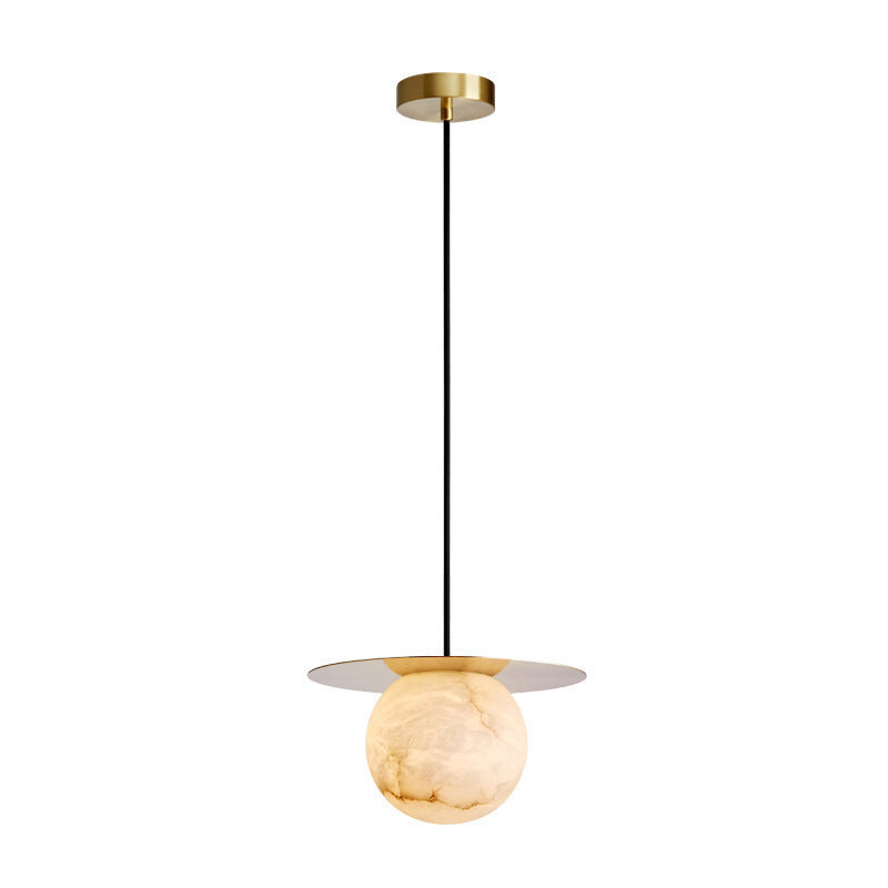 Moderne Marmor Kugel Pendelleuchte