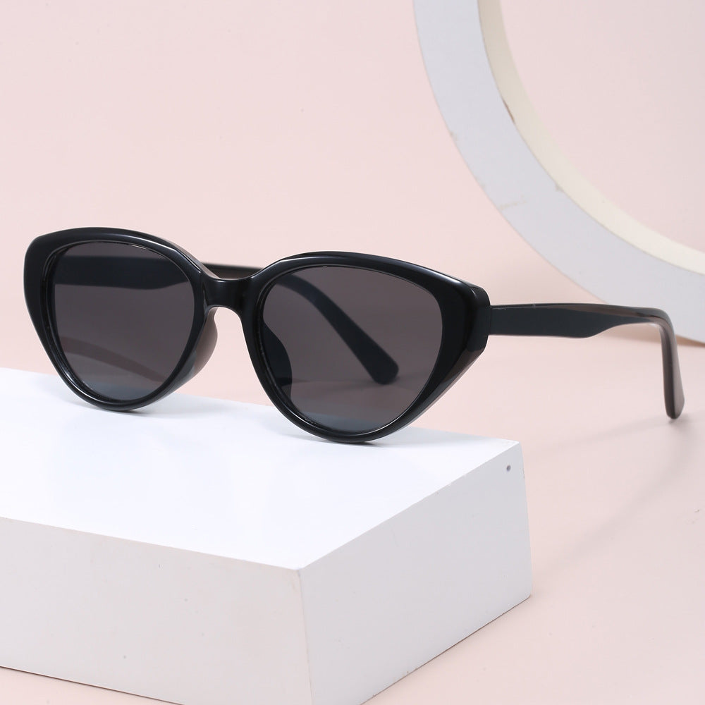 Damen Cat-Eye Sonnenbrille mit trendigem Leopardenmuster Brehn