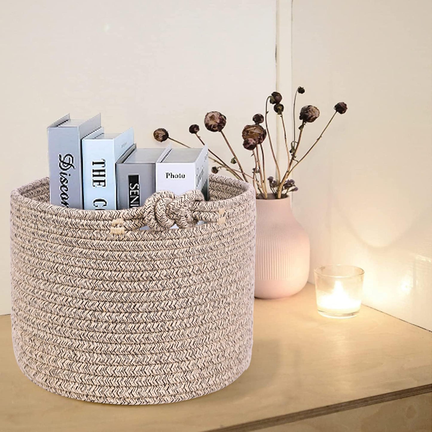 Damen Aufbewahrungskorb mit dekorativem Knotendesign Brehn