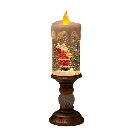 Weihnachtsdekoration Laterne mit Schneekugel Brehn