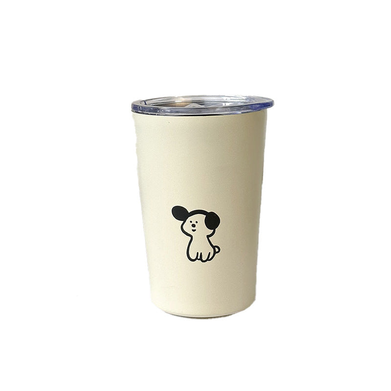 Damen Isolier-Trinkbecher mit charmantem Hunde-Design Brehn