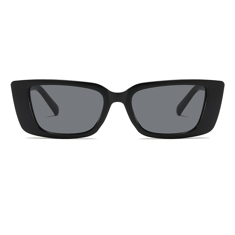 Übergroße quadratische Sonnenbrille mit glamourösem Akzent Brehn