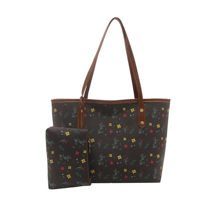 WoFloral gemusterte Strandtasche Brehn