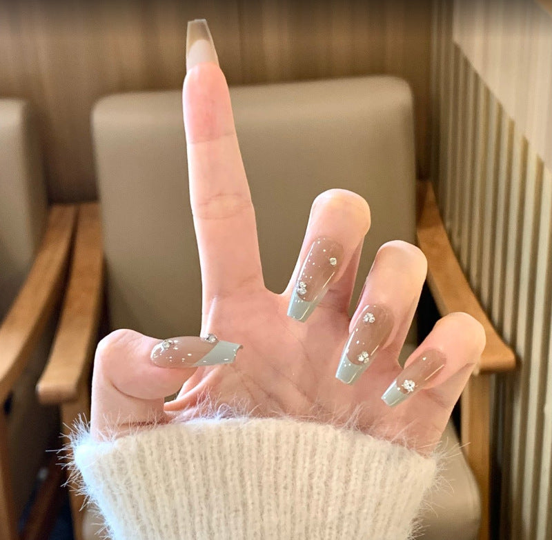 Glitzerndes 3D Press-On Nagelset Brehn