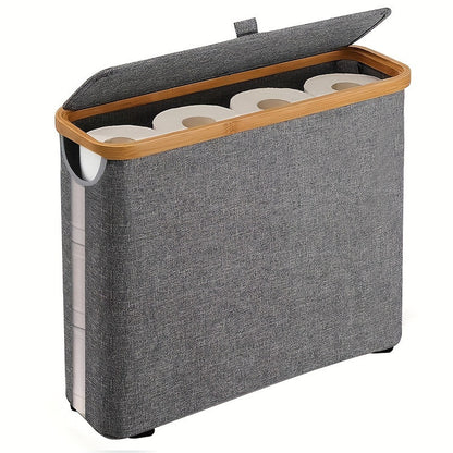 Nachhaltiger Recycling-Organizer mit Bambusdeckel Brehn