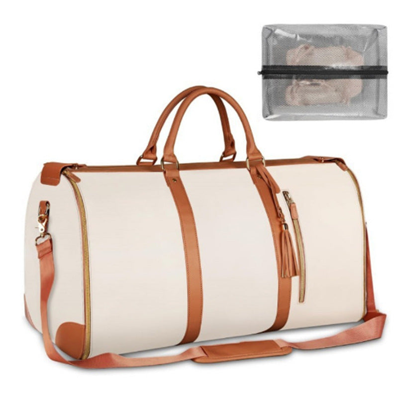 Stilvolle Freizeit-Reisetasche mit Praktischem Kosmetiktäschchen Brehn