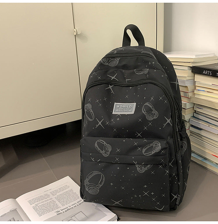 Sternmuster Hohe Kapazität Schulrucksack
