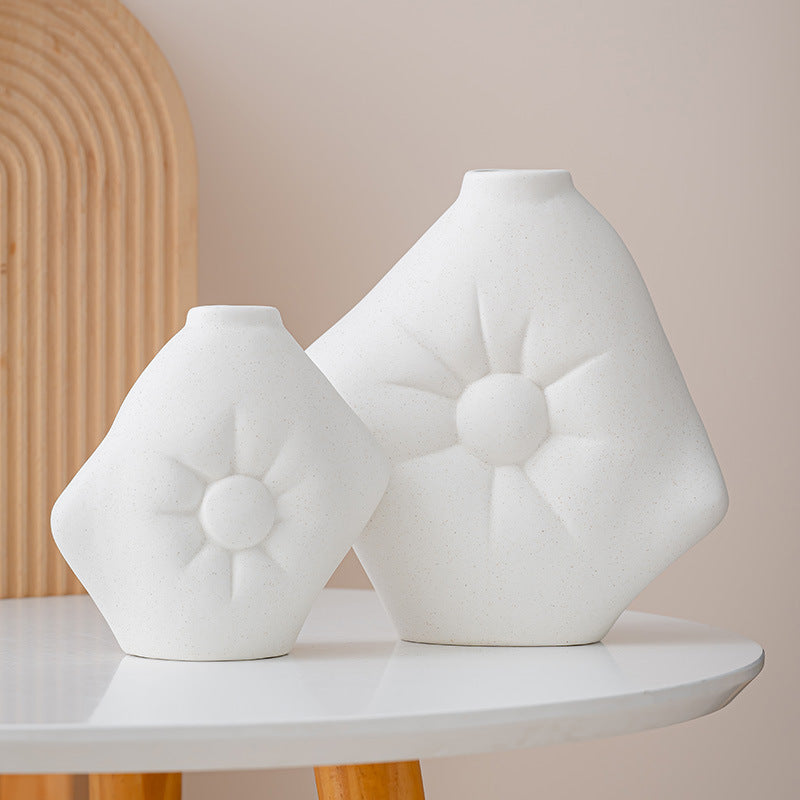 Optimierte geometrische dekorative Keramikvase