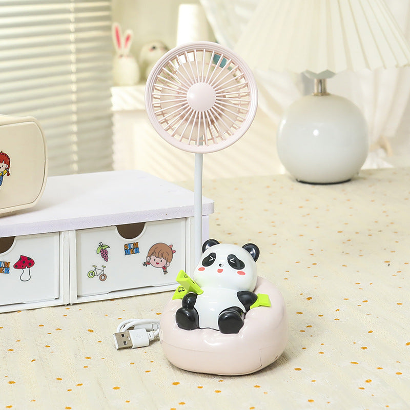 Unisex Mini Tischventilator mit süßem Panda-Design Brehn